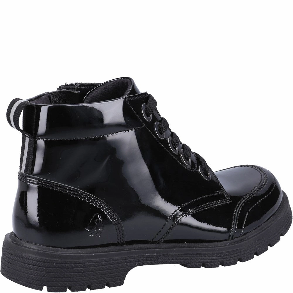 Hush Puppies Jolie Patent Senior School Boots Girls Sneakers Girls Running Shoes