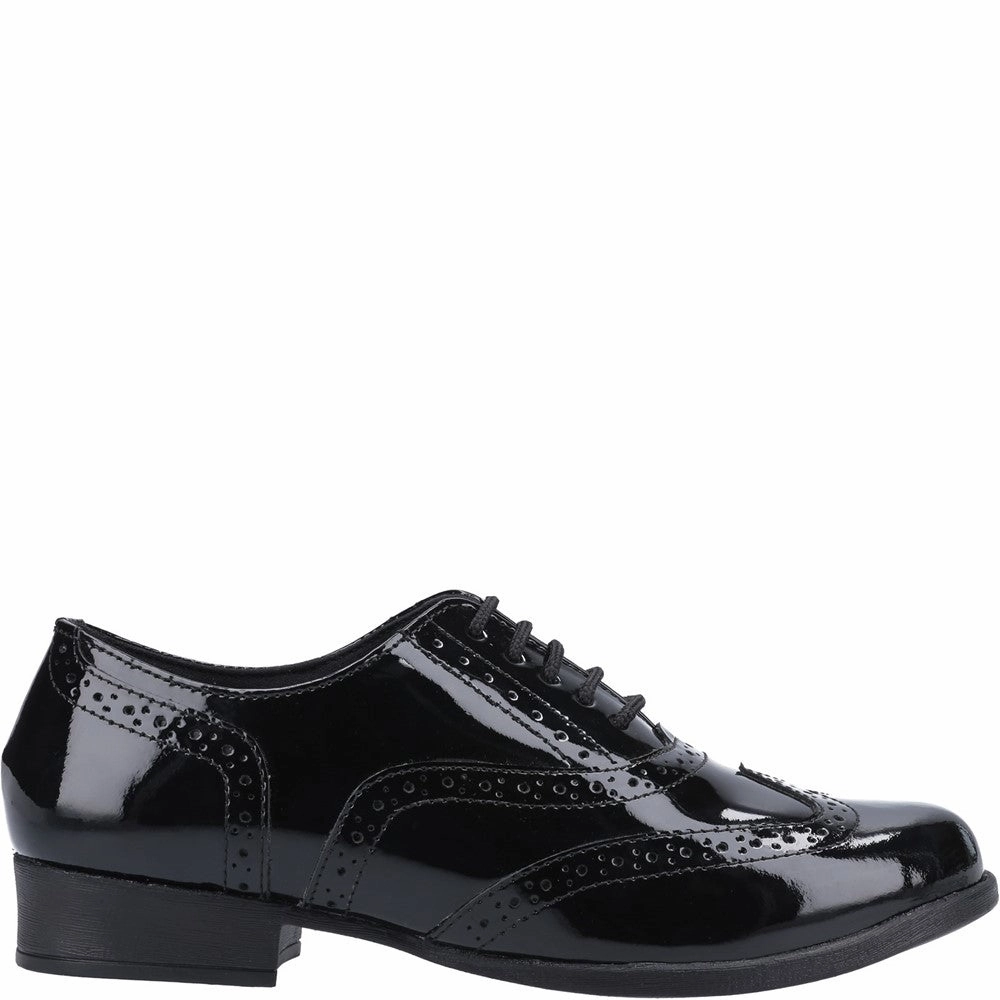 Hush Puppies Kada Patent Junior School Shoes Girls Sneakers Girls Running Shoes