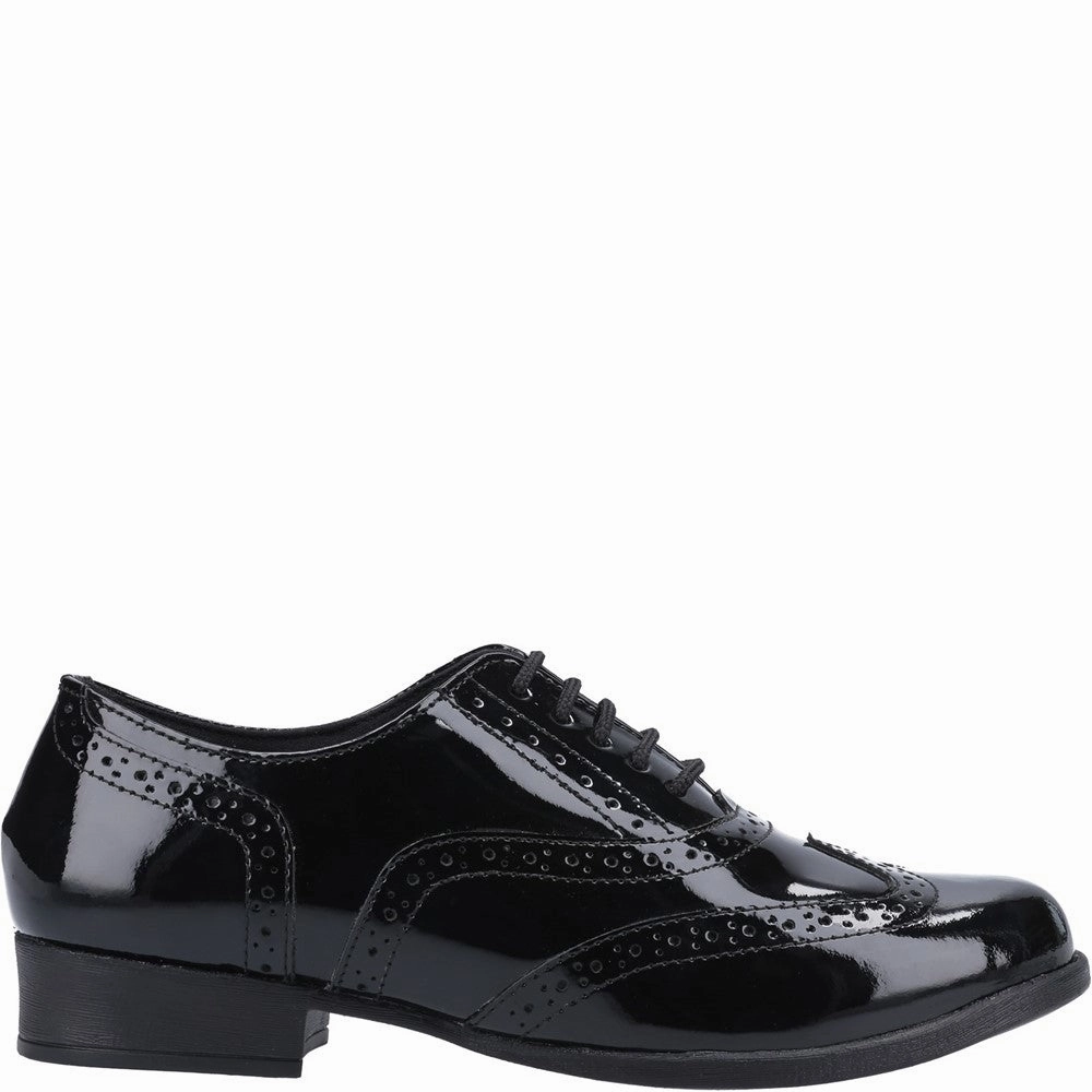 Hush Puppies Kada Patent Junior School Shoes Girls Sneakers Girls Running Shoes