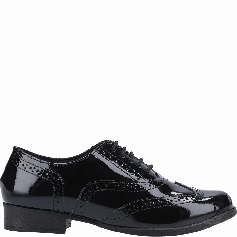 Hush Puppies Kada Patent Junior School Shoes Girls Sneakers Girls Running Shoes