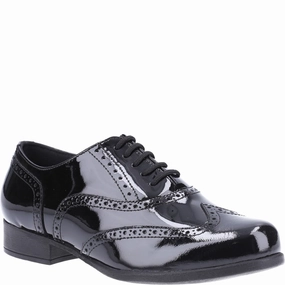 Hush Puppies Kada Patent Junior School Shoes Kids Tennis Shoes,Toddler Athletic Shoes,Youth Casual Shoes