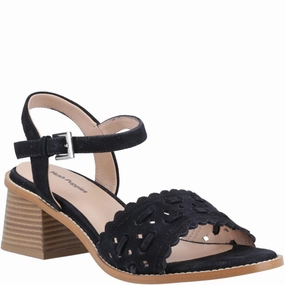 Hush Puppies Lacie Heeled Sandal Lightweight Running Shoes,Slip On Athletic Shoes,Breathable Workout Shoes