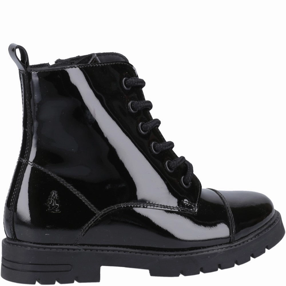 Hush Puppies Lauren Patent Senior School Shoes Girls Sneakers Girls Running Shoes