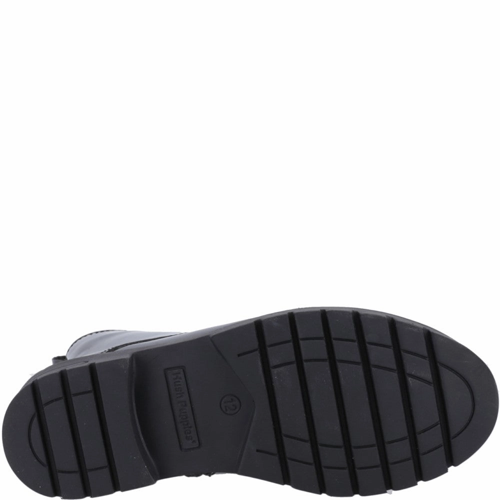 Hush Puppies Lauren Patent Senior School Shoes Girls Sneakers Girls Running Shoes