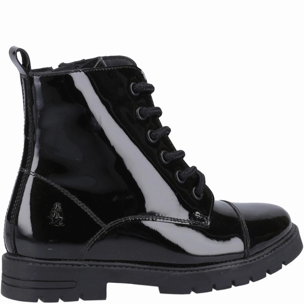 Hush Puppies Lauren Patent Senior School Shoes Girls Sneakers Girls Running Shoes