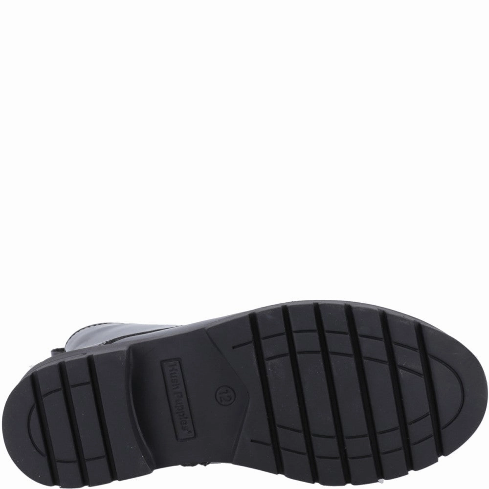 Hush Puppies Lauren Patent Senior School Shoes Girls Sneakers Girls Running Shoes