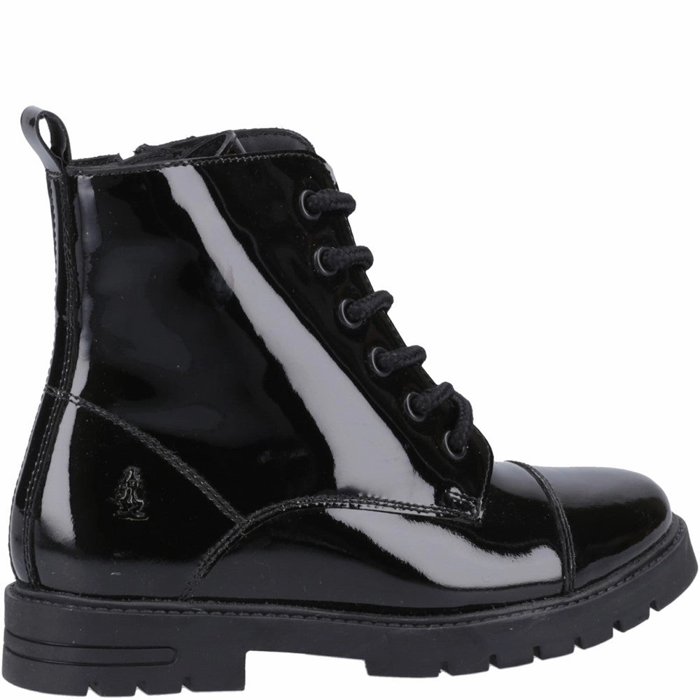 Hush Puppies Lauren Patent Senior School Shoes Girls Sneakers Girls Running Shoes