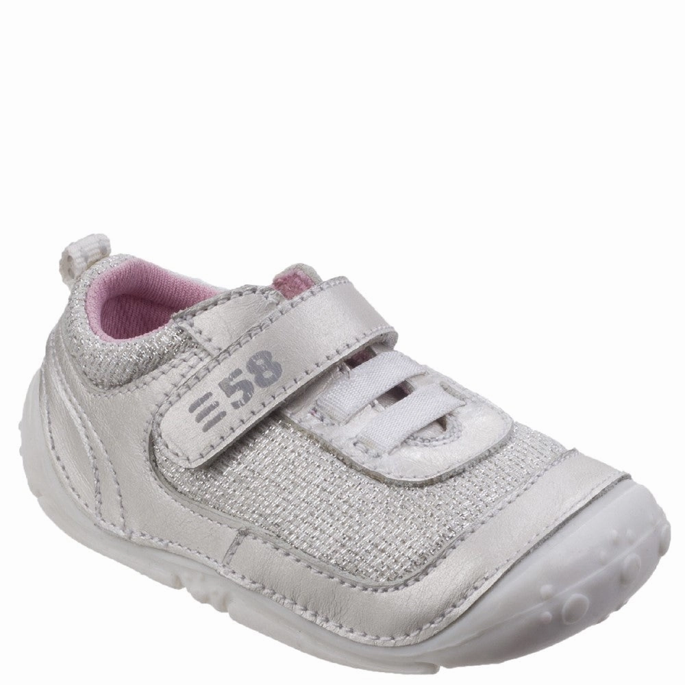 Hush Puppies Livvy Touch Fastening Infant Trainers Kids Tennis Shoes,Toddler Athletic Shoes,Youth Casual Shoes