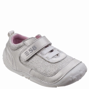 Hush Puppies Livvy Touch Fastening Infant Trainers Kids Tennis Shoes,Toddler Athletic Shoes,Youth Casual Shoes