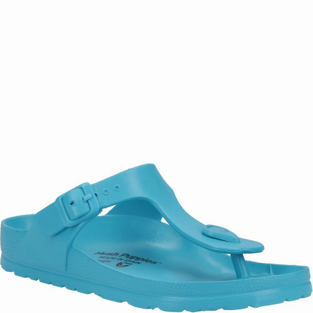 Hush Puppies Lizzie Toepost Sandal Lightweight Running Shoes,Slip On Athletic Shoes,Breathable Workout Shoes