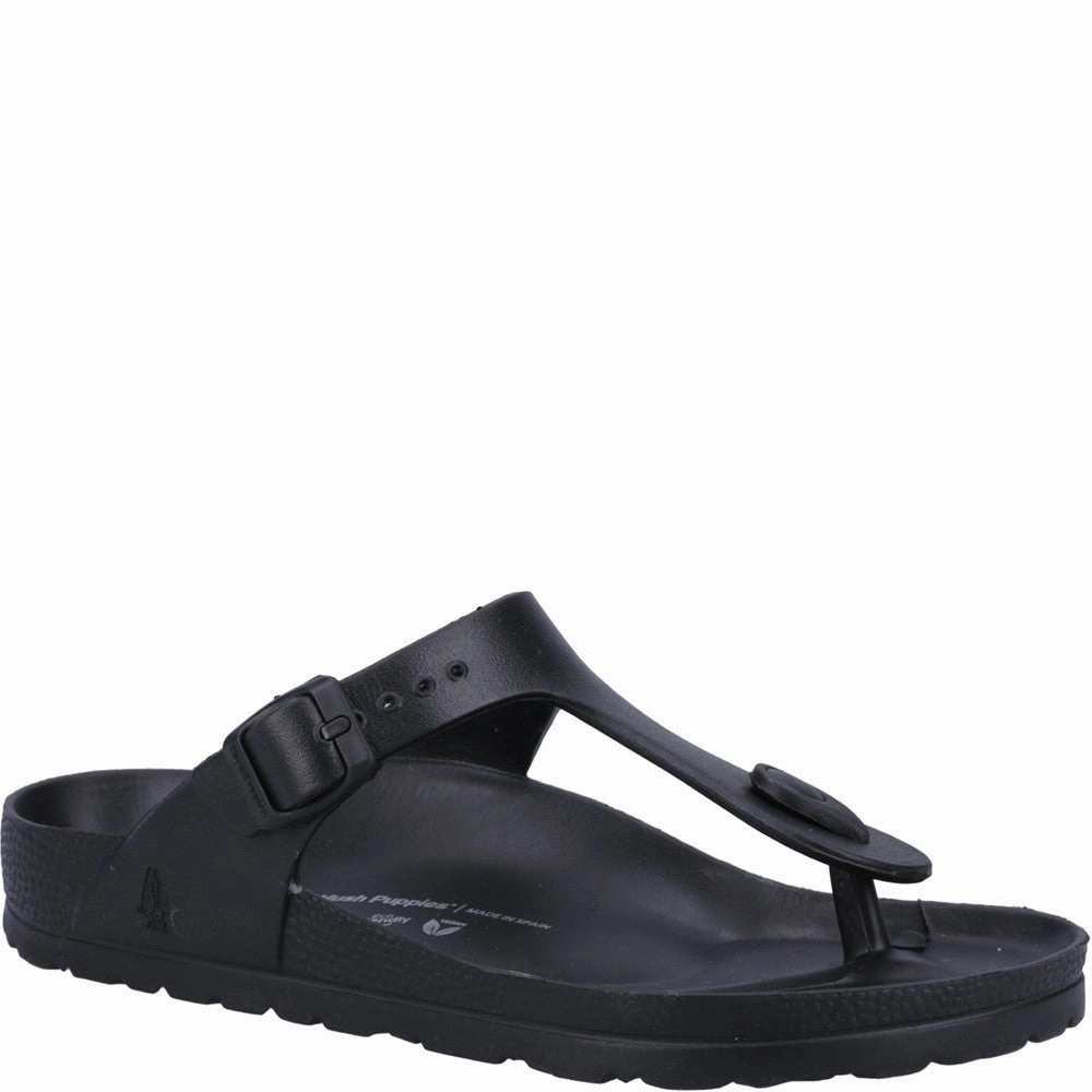Hush Puppies Lizzie Toepost Sandal Lightweight Running Shoes,Slip On Athletic Shoes,Breathable Workout Shoes