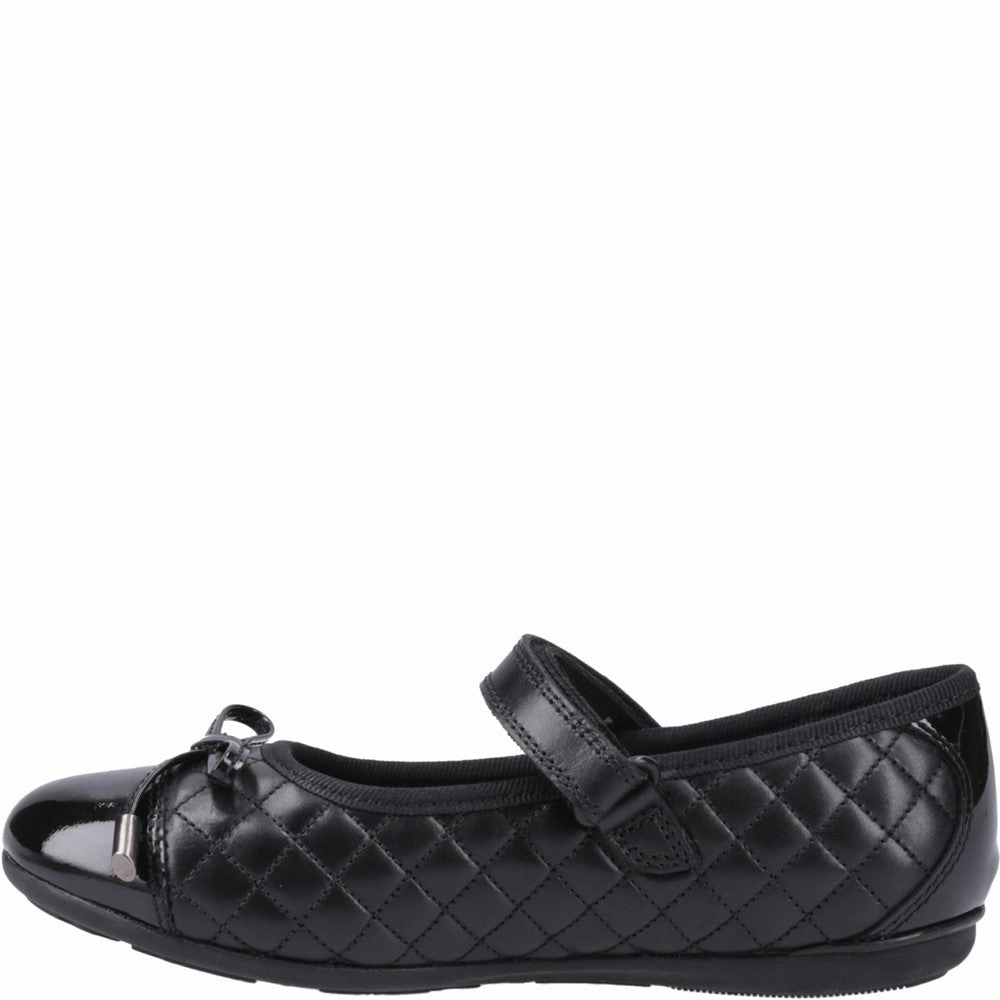 Hush Puppies Lottie Quilt Ballerina Junior School Shoes Girls Sneakers Girls Running Shoes