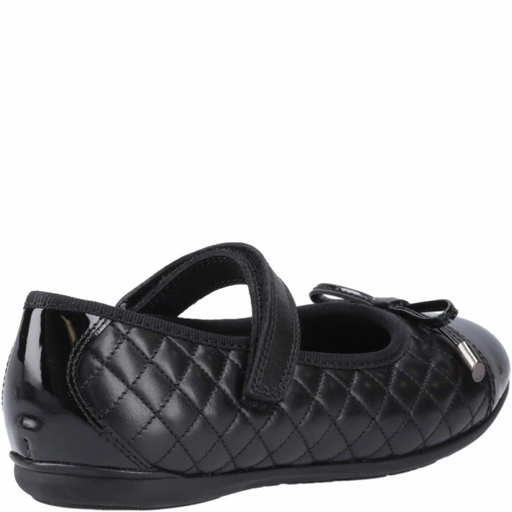 Hush Puppies Lottie Quilt Ballerina Junior School Shoes Girls Sneakers Girls Running Shoes