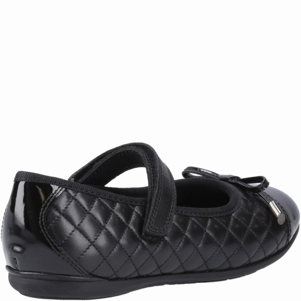 Hush Puppies Lottie Quilt Ballerina Junior School Shoes Girls Sneakers Girls Running Shoes