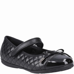 Hush Puppies Lottie Quilt Ballerina Senior School Shoes Kids Tennis Shoes,Toddler Athletic Shoes,Youth Casual Shoes