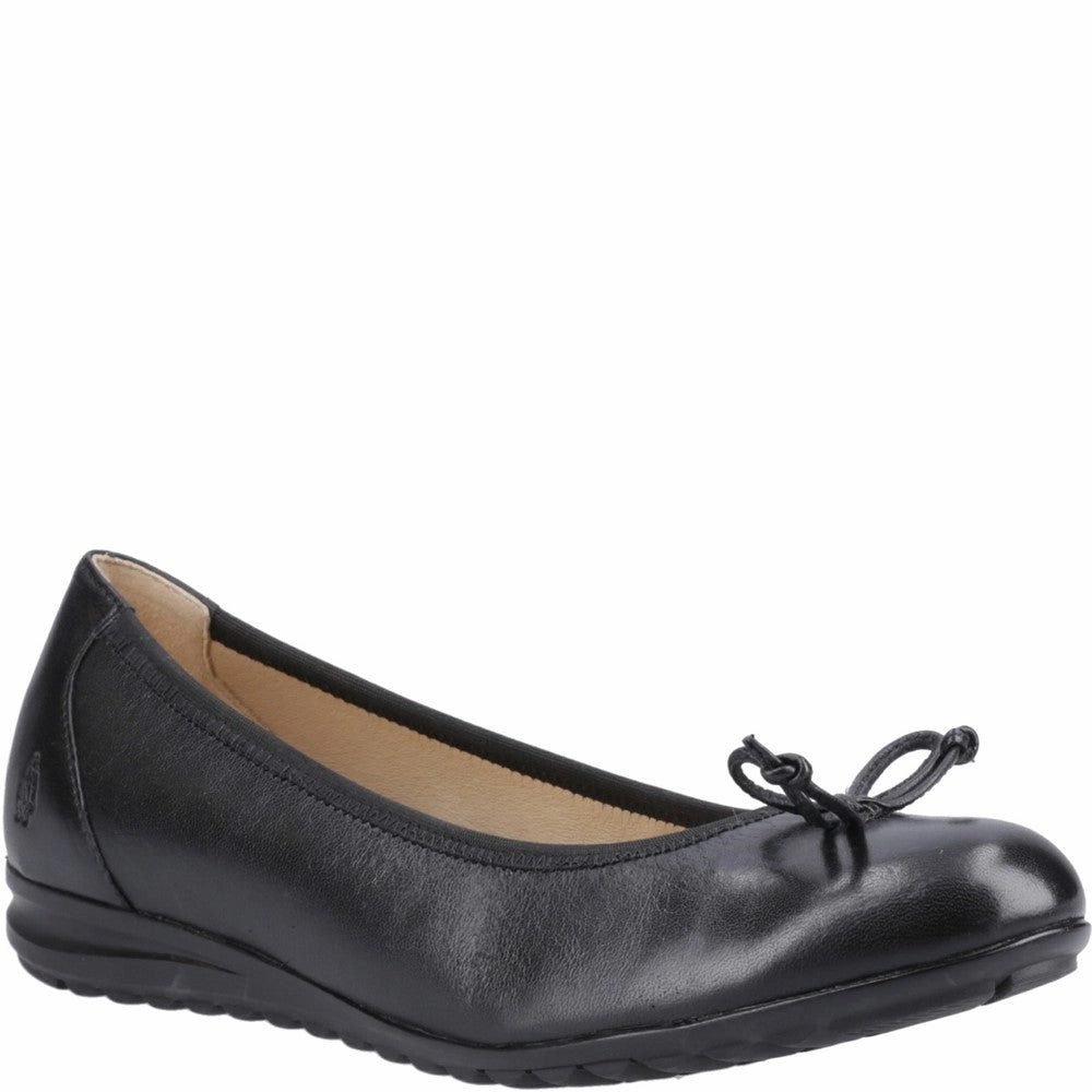 Hush Puppies Lucille Bow Ballerina Lightweight Running Shoes,Slip On Athletic Shoes,Breathable Workout Shoes