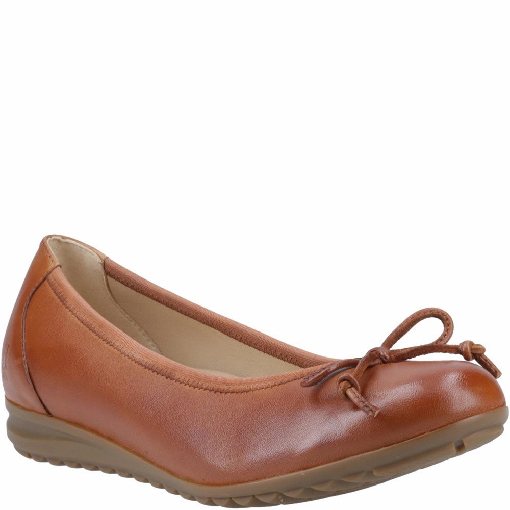 Hush Puppies Lucille Bow Ballerina Lightweight Running Shoes,Slip On Athletic Shoes,Breathable Workout Shoes
