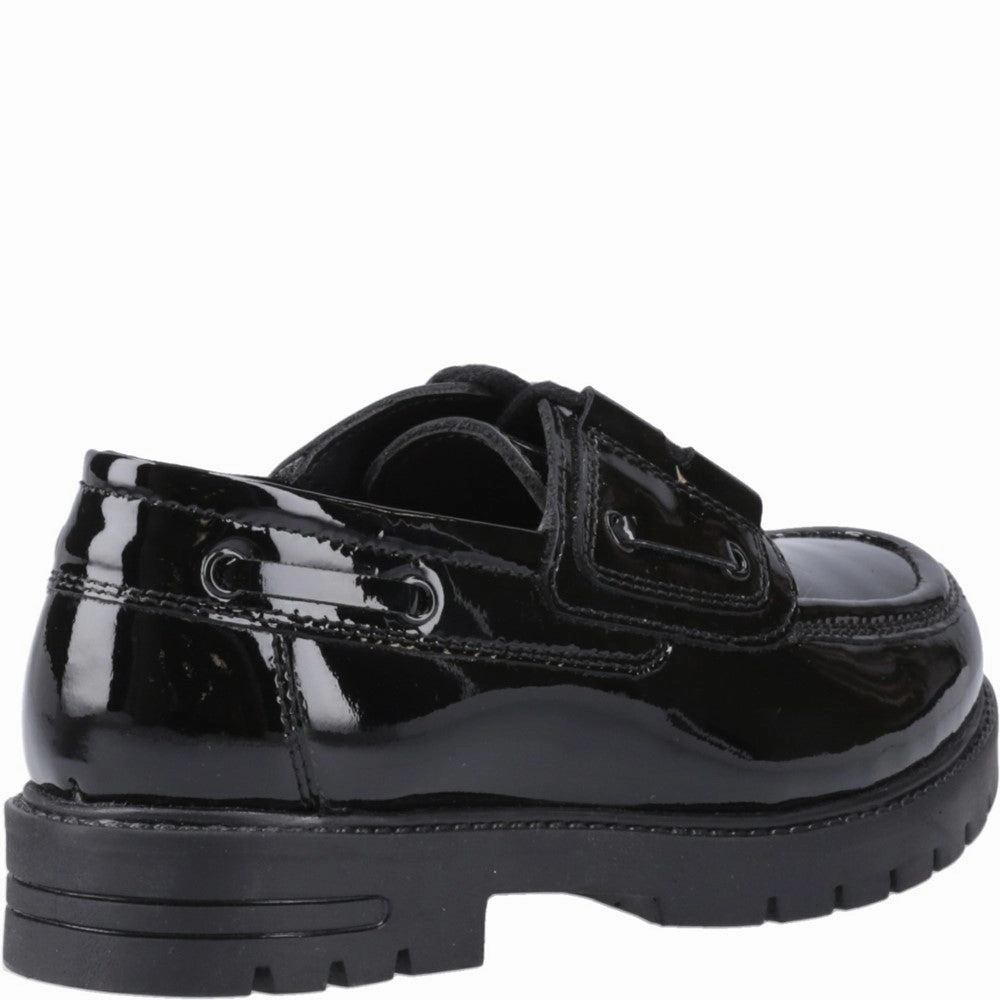 Hush Puppies Lucy Patent Junior School Shoes Girls Sneakers Girls Running Shoes