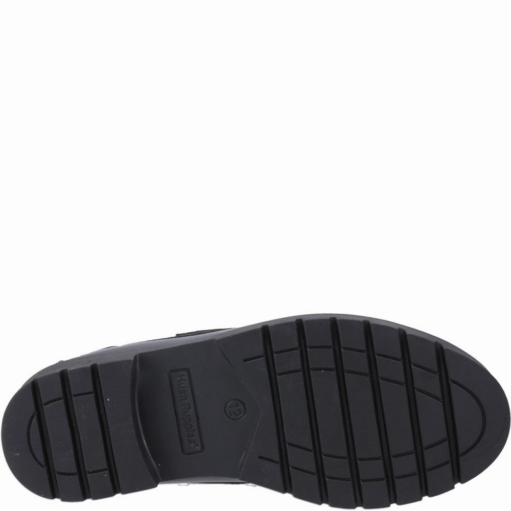 Hush Puppies Lucy Patent Junior School Shoes Girls Sneakers Girls Running Shoes