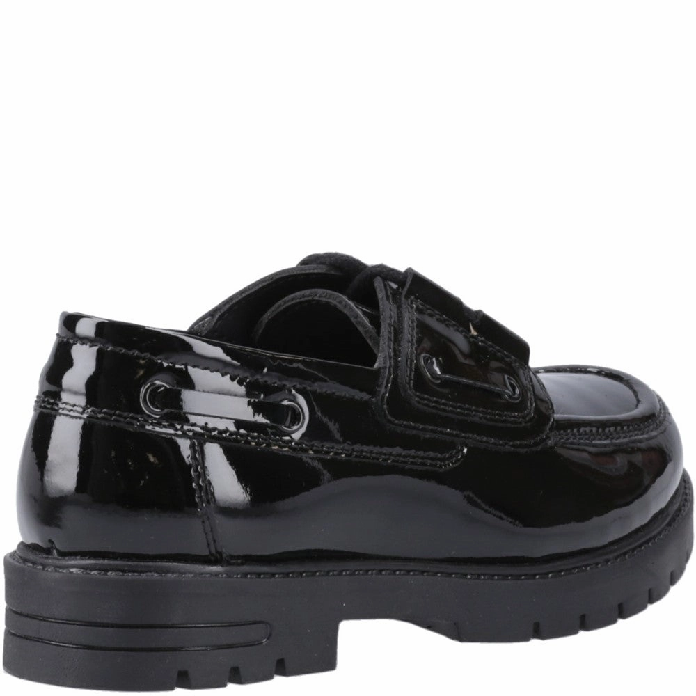 Hush Puppies Lucy Patent Senior School Shoes Girls Sneakers Girls Running Shoes