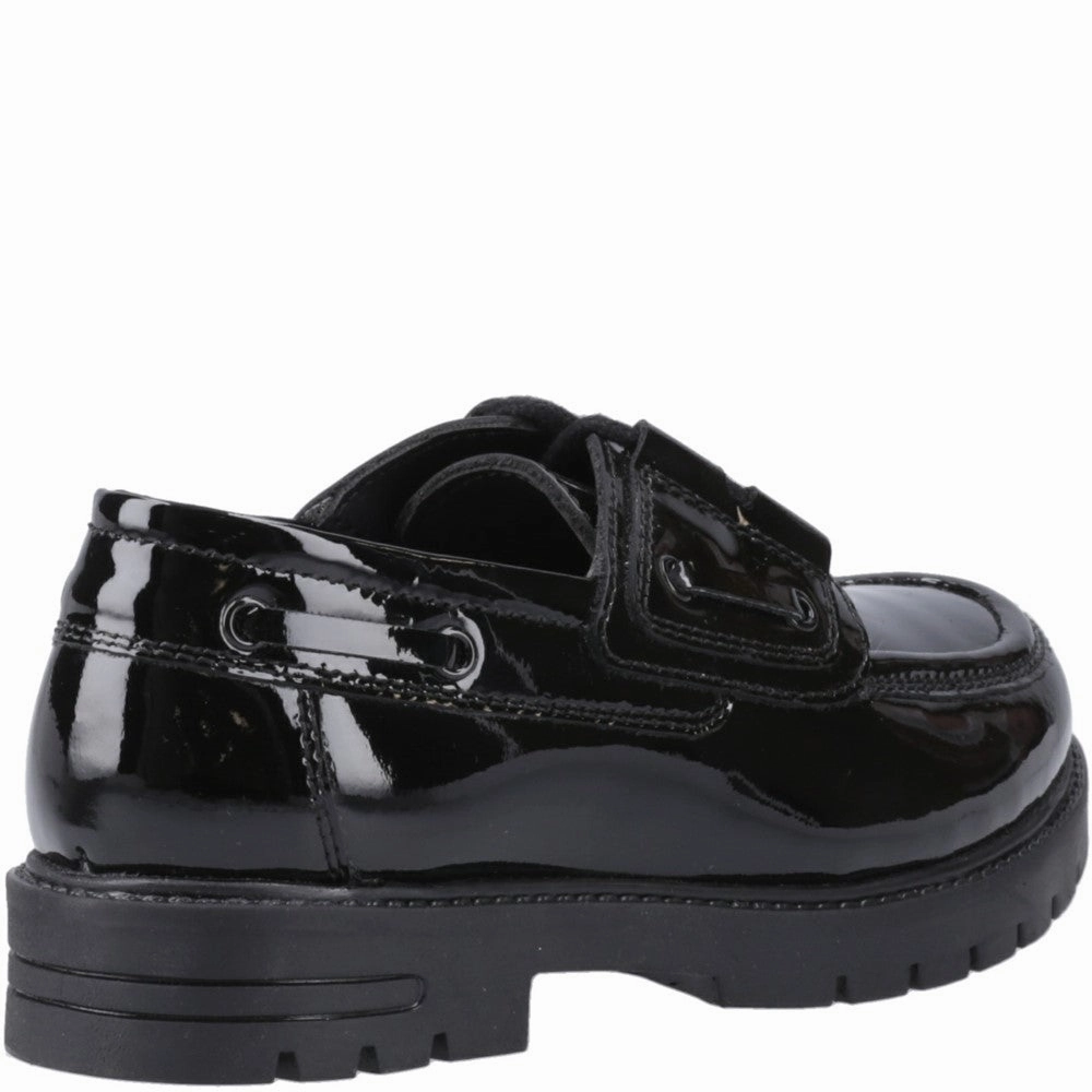 Hush Puppies Lucy Patent Senior School Shoes Girls Sneakers Girls Running Shoes