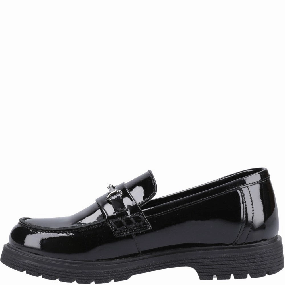 Hush Puppies Lydia Patent Senior School Shoes Girls Sneakers Girls Running Shoes