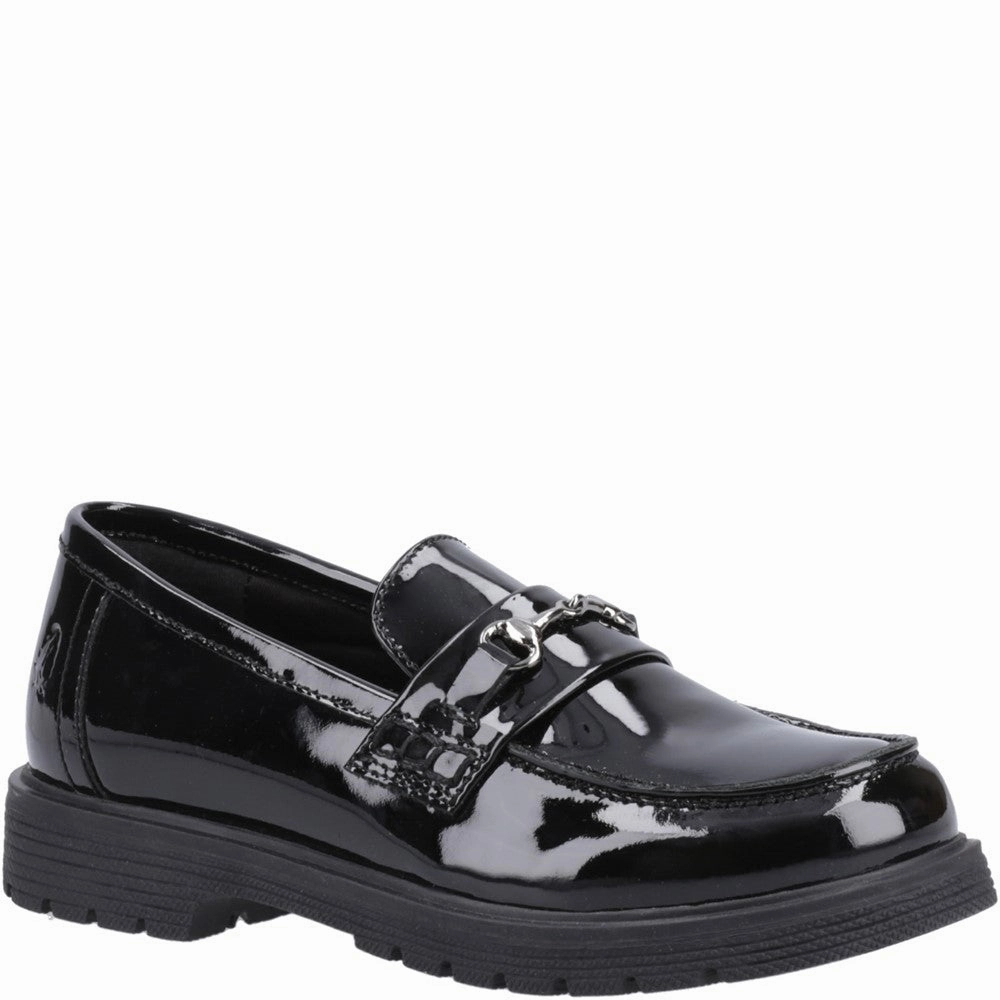 Hush Puppies Lydia Patent Senior School Shoes Kids Tennis Shoes,Toddler Athletic Shoes,Youth Casual Shoes