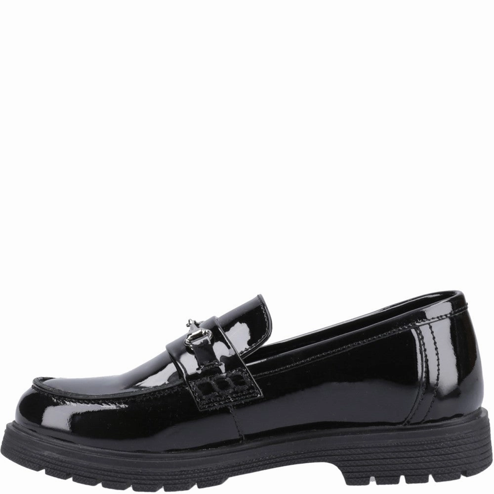 Hush Puppies Lydia Patent Senior School Shoes Girls Sneakers Girls Running Shoes