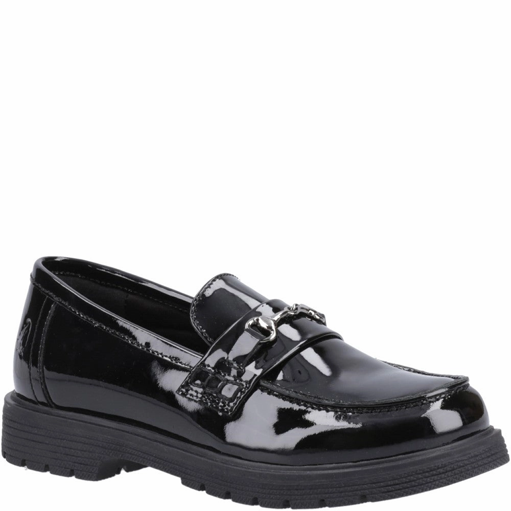 Hush Puppies Lydia Patent Senior School Shoes Kids Tennis Shoes,Toddler Athletic Shoes,Youth Casual Shoes