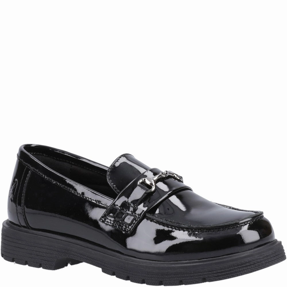 Hush Puppies Lydia Patent Senior School Shoes Kids Tennis Shoes,Toddler Athletic Shoes,Youth Casual Shoes