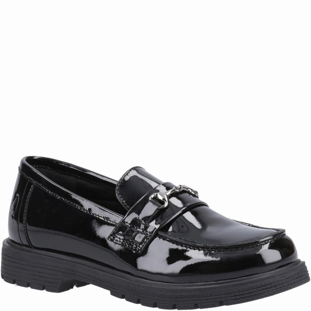 Hush Puppies Lydia Patent Senior School Shoes Size 7 Kids Tennis Shoes,Toddler Athletic Shoes,Youth Casual Shoes