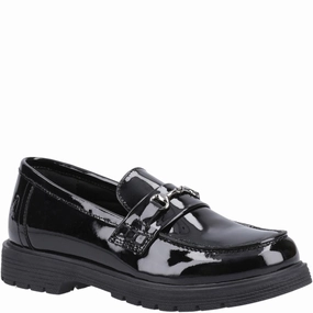 Hush Puppies Lydia Patent Senior School Shoes Size 7 Kids Tennis Shoes,Toddler Athletic Shoes,Youth Casual Shoes