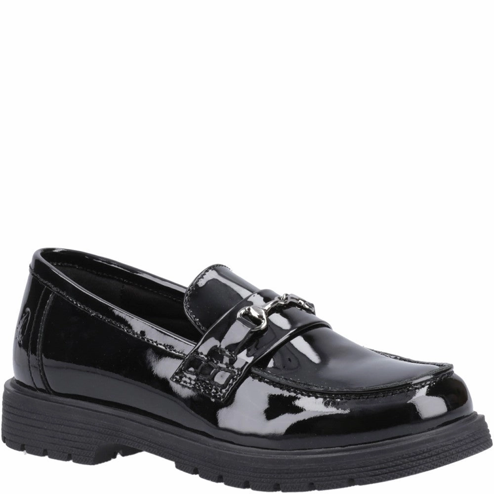 Hush Puppies Lydia Patent Senior School Shoes Size 7 Kids Tennis Shoes,Toddler Athletic Shoes,Youth Casual Shoes
