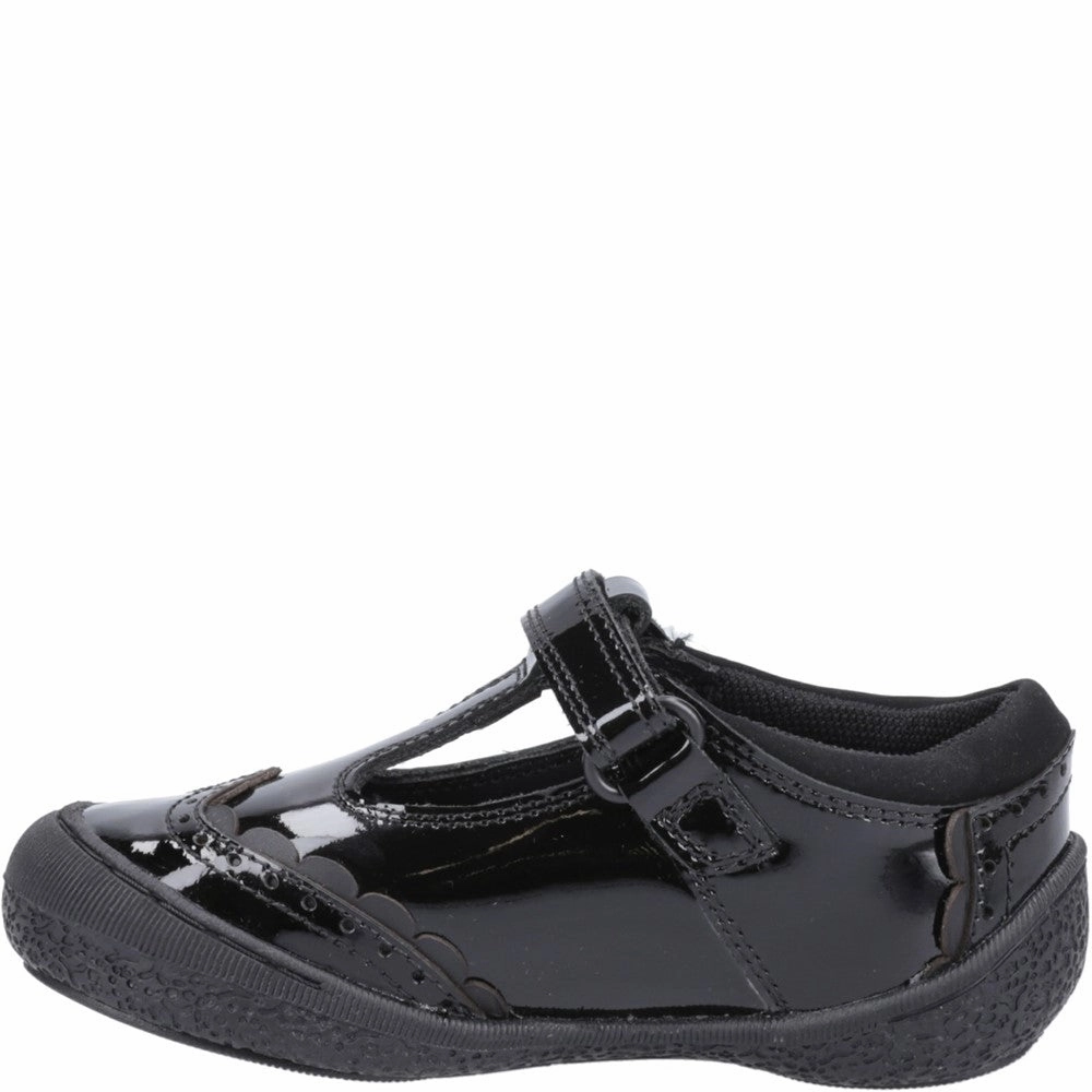 Hush Puppies Mabel Patent Infant School Shoes Girls Sneakers Girls Running Shoes