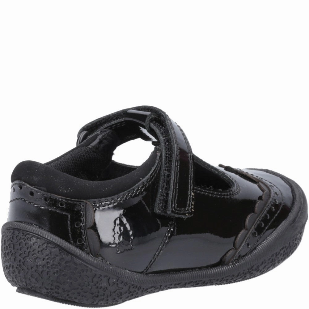 Hush Puppies Mabel Patent Infant School Shoes Girls Sneakers Girls Running Shoes