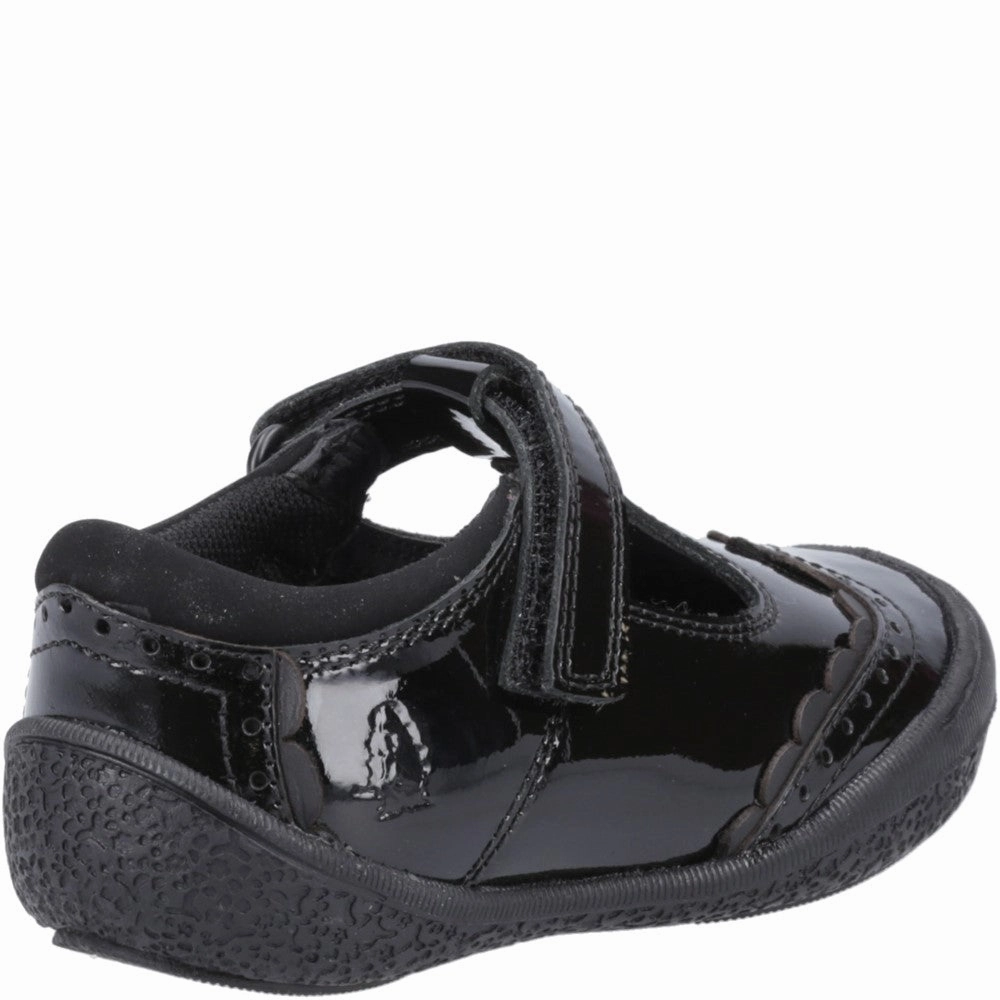 Hush Puppies Mabel Patent Infant School Shoes Girls Sneakers Girls Running Shoes