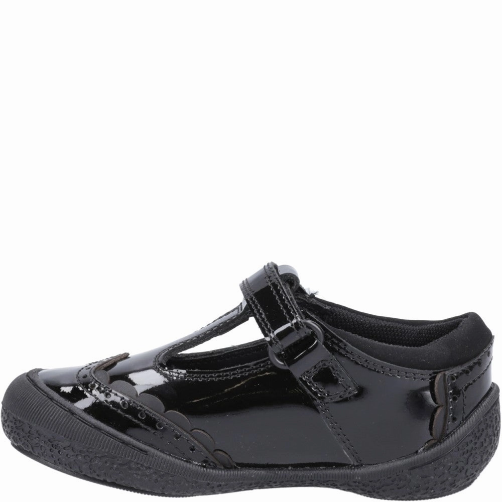 Hush Puppies Mabel Patent Infant School Shoes Girls Sneakers Girls Running Shoes
