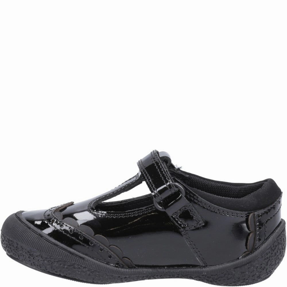 Hush Puppies Mabel Patent Infant School Shoes Girls Sneakers Girls Running Shoes