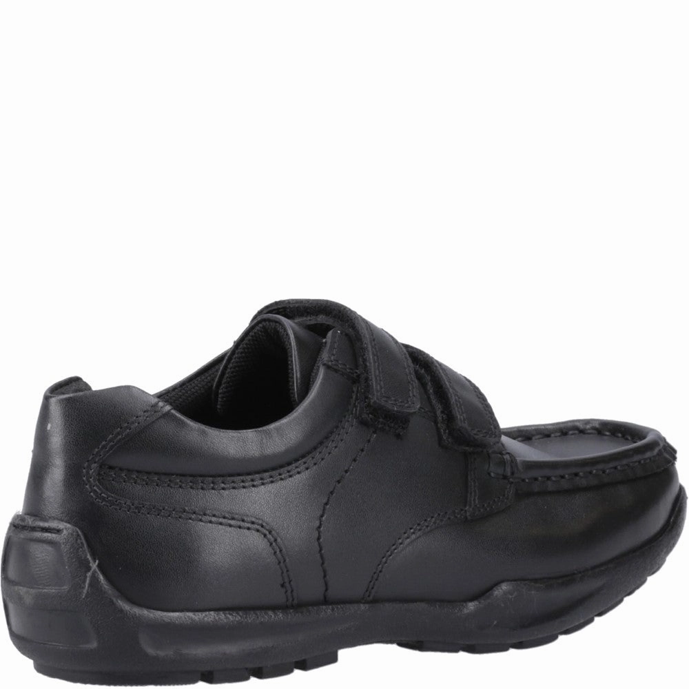 Hush Puppies Maddox Touch Fastening Junior School Shoes Boys SneakersBoys Running Shoes