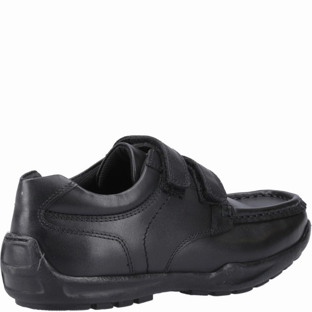 Hush Puppies Maddox Touch Fastening Junior School Shoes Boys SneakersBoys Running Shoes