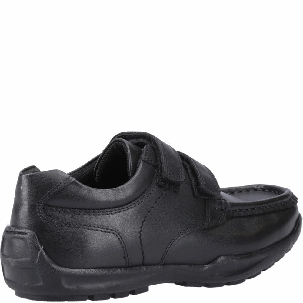 Hush Puppies Maddox Touch Fastening Senior School Shoes Boys SneakersBoys Running Shoes