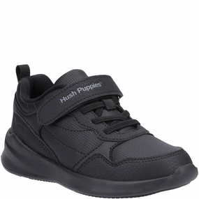Hush Puppies Marling Bungee Lace Junior School Shoes Kids Tennis Shoes,Toddler Athletic Shoes,Youth Casual Shoes