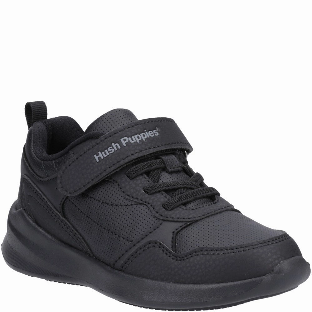 Hush Puppies Marling Bungee Lace Junior School Shoes Kids Tennis Shoes,Toddler Athletic Shoes,Youth Casual Shoes