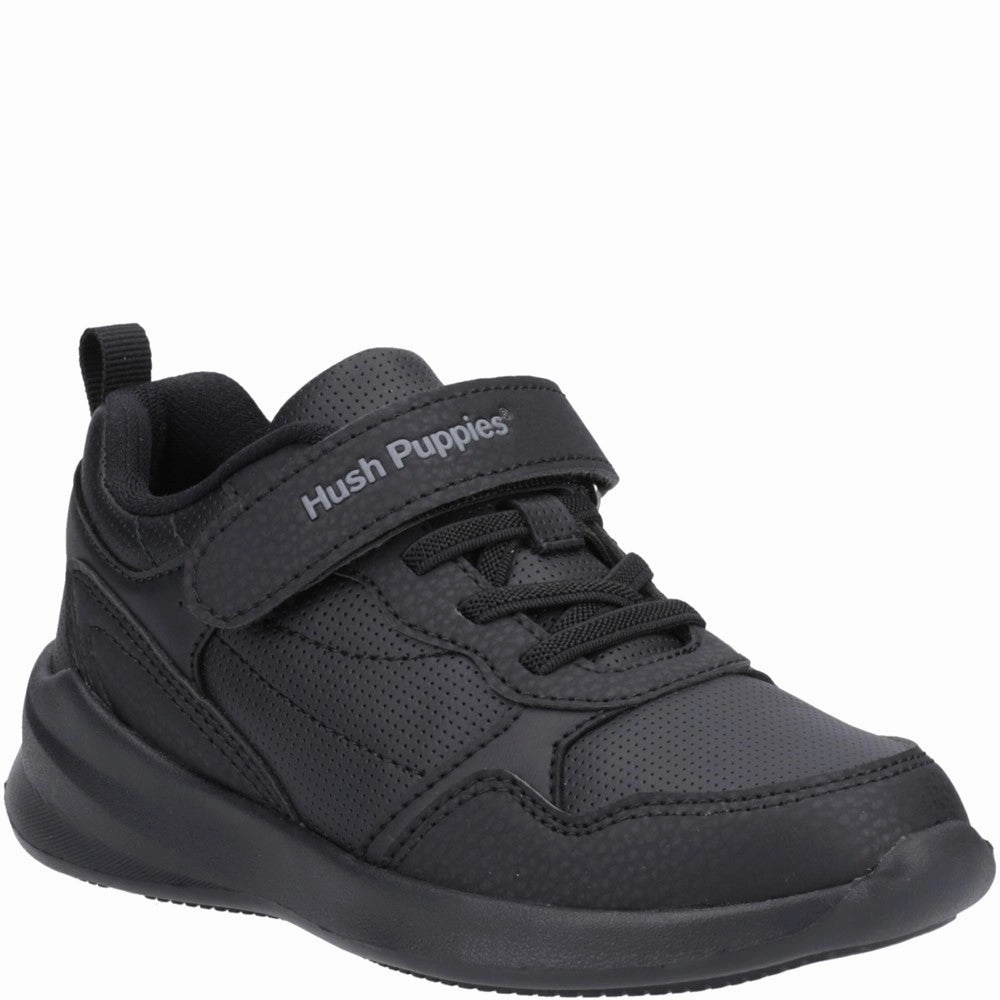 Hush Puppies Marling Bungee Lace Junior School Shoes Kids Tennis Shoes,Toddler Athletic Shoes,Youth Casual Shoes