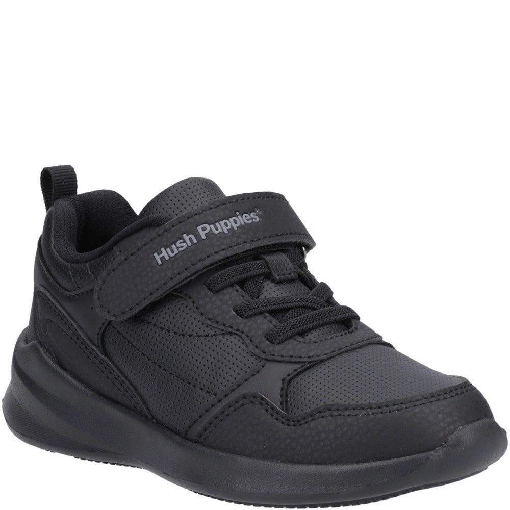 Hush Puppies Marling Bungee Lace Junior School Shoes Kids Tennis Shoes,Toddler Athletic Shoes,Youth Casual Shoes