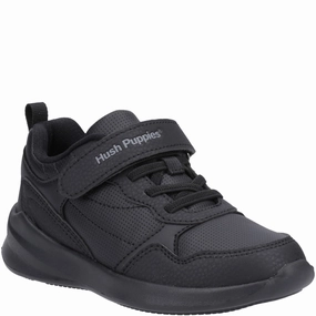 Hush Puppies Marling Bungee Lace Senior School Shoes Kids Athletic Shoes,Toddler Sports Shoes,Youth Casual Shoes