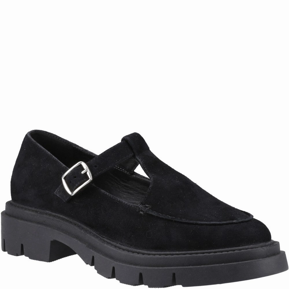 Hush Puppies Nella T-Bar Shoe Lightweight Running Shoes,Slip On Athletic Shoes,Breathable Workout Shoes
