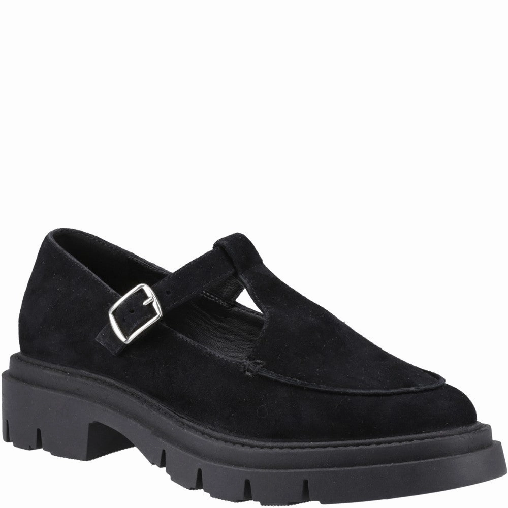 Hush Puppies Nella T-Bar Shoe Lightweight Running Shoes,Slip On Athletic Shoes,Breathable Workout Shoes