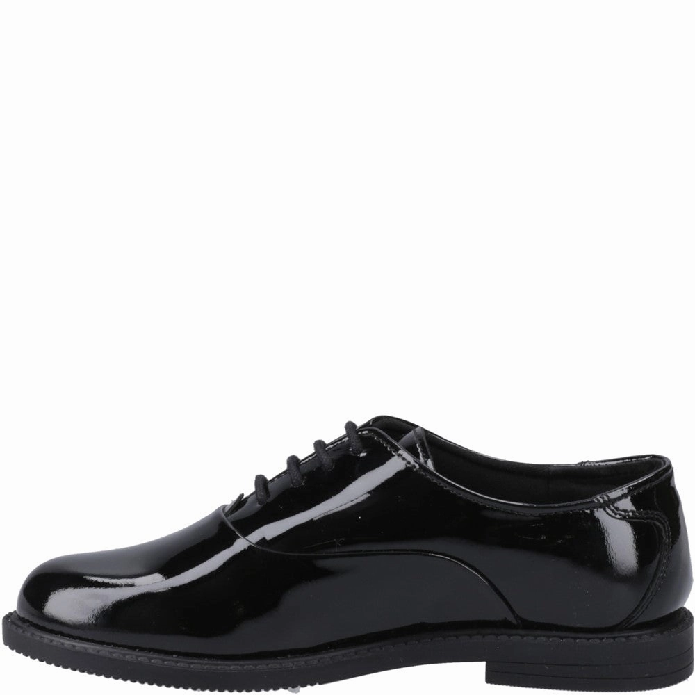 Hush Puppies Nellie Patent Junior School Shoes Girls Sneakers Girls Running Shoes