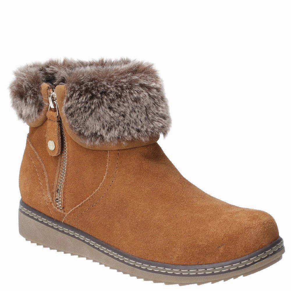 Hush Puppies Penny Zip Ankle Boot Lightweight Running Shoes,Slip On Athletic Shoes,Breathable Workout Shoes